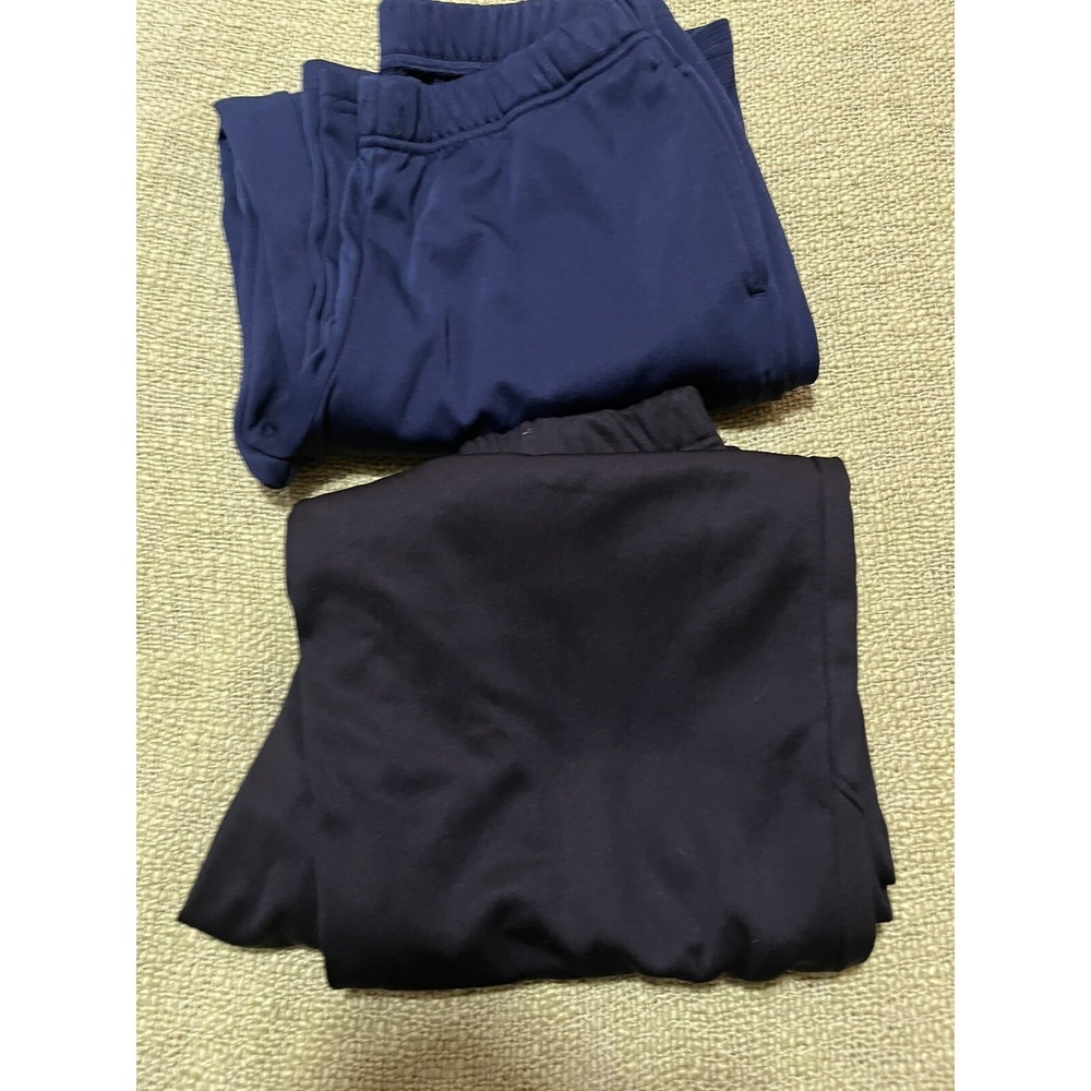 russell athletic track pants, Lot Of 2 , One Blue , One Black , Size Medium